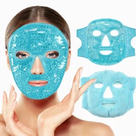 Mascarilla Facial De Hielo Hidrogel Relajante Frio/caliente