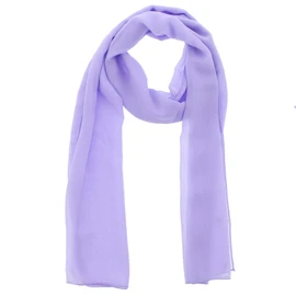 WESTEND CHOICE Ladies Chiffon Scarves Women Plain Neck Scarf Soft Headwrap Girls Headscarf Sheer Wrap women's scarves & wraps 150x45 cm (Light purple)