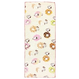 Marimo Craft SPT-501 Quick Dry Face Towel, Donut, Snoopy, W15.7 x H39.4 inches (400 mm) x H39.4 inches (1000 mm)