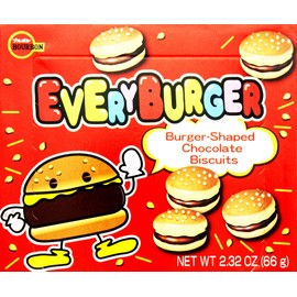 Bourbon Every Burger Chocolate Cookie, 2.32 Ounce (Pack of 10)