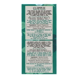 Clipper Tea Organic After Dinner Mints Double Mint and Fennel Herbal Tea, Pure Natural Ingredients, Fairtrade Tea, Non-GMO, Biodegradable and Compostable Tea Bags, 38g - 20 Tea Bags