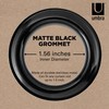 Umbra Ottoman Textured Solid 100% Blackout Grommet 95 in Long