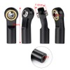 Que-T 10pcs M3 Link Tie Rod End Metal Ball Joint