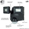 Battery-Powered LED Motion Security, Motion Sensor Flood Light, Wall or