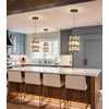 dolria Modern Crystal Chandelier Mini Chandelier Pendant Lighting for Kitchen