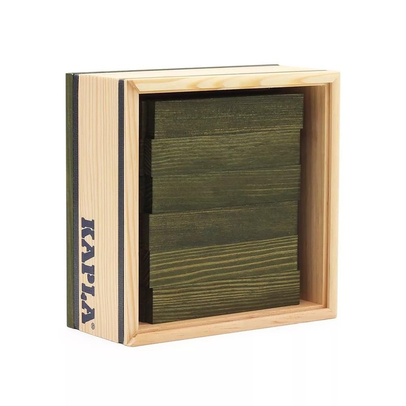 KAPLA 40 Squares Green - Wooden Construction Set - 40