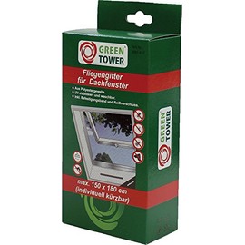 150x180 Anthracite Green Tower Fly Screen for Roof Window