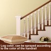 Sasylvia 2 Pcs 3 x 3 Inch Red Oak Newel