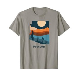 Prescott Arizona Desert Style Boho AZ Landscape T-Shirt