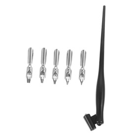 Gadpiparty Dip Pen Set Gothic Flat Nibs Portable Calligraphy Writing Pens for Drawing and Signature Vintage Style for Artists and Calligraphy Enthusiasts