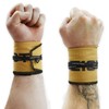 Meister Lockdown Wrist Wraps - Adjustable Non-Stretch Support for Weightlifting,