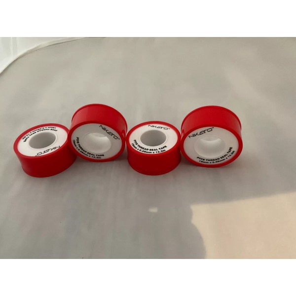 NIKATTO USA 4 Rolls PTFE Teflon Pipe Fitting Thread Seal