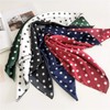 [ZOONAI] Women's Neck Square Scarf Soft Wrap Neckerchief Tie, Wave