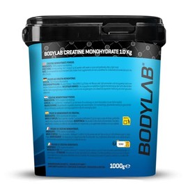 Bodylab24 Bodylab24 Creatine Powder 1000g, reines Creatin Monohydrat Pulver, 200 Portionen, Produkt der K?lner Liste