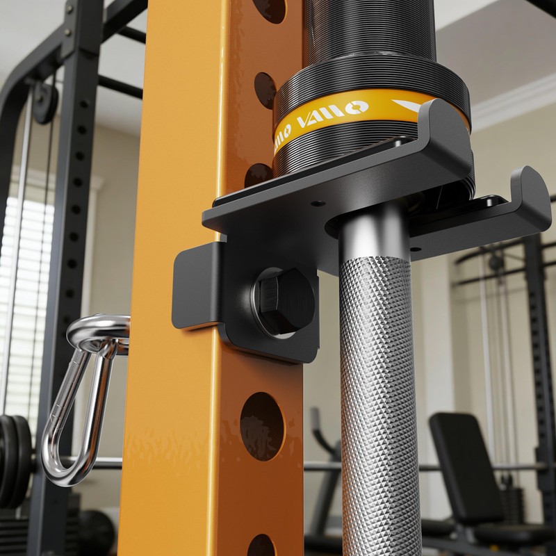 VAIIO 2-in-1 Olympic Barbell Holder and Resistance Band Anchor for