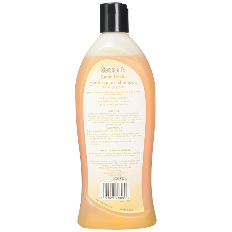 Sergeant's PET 3803 Puppy Mild Shampoo, 18 oz