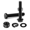 3/8-16 x 3 Hex Head Screw Bolt, Nuts, Flat &