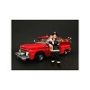 DCD Firefighter Saving Life with Baby Figurine / Figure For 1:18 Models by American Diorama