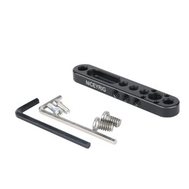 NICEYRIG Multifunctional Mounting Plate, Cheese Bar with 1/4" 3/8" Thread for Camera Cage, Liliput 619AH 819AH FA1011 FA1013