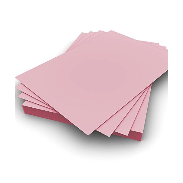 Party Decor A4 100gsm Plain Pink smooth paper Pack of 3000 Perfect for Printing on and general office use