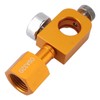 CGA320 CO2 Refilling Adapter with Pressure Gauge Soda Refill Quick