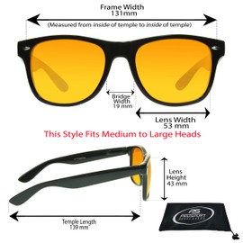 proSPORT Blue Light Blocker Sunglasses Eliminate Blue Ray Light Reduce Eye Strain