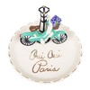 Blue Sky Ceramic Oui Paris Ring Holder, Multicolor