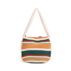 ENBEI Women's Shoulder Handbags Crocheted Bags Large knit bag Tote bag aesthetic for school cute Tote bags Beach Bag Tote