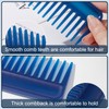 ZWWOGE 4 stück Tragbarer Styling Kamm, Stielkamm, Antistatisch Strähnenkamm, Bruchfest