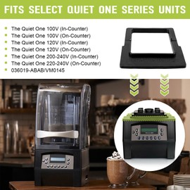 015107 Replacement for the Quiet One Blender 36019 36019-1 VM0145 40009 Quiet Bls Isolation Rubber Gasket Compatible with The Queit One Series Commercial Blenders Replacement Part