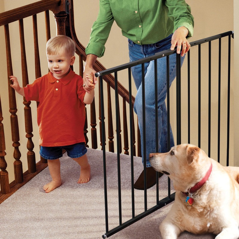 KidCo 24.75-42.5" Safeway Walk Through Baby Gate for Stairs and
