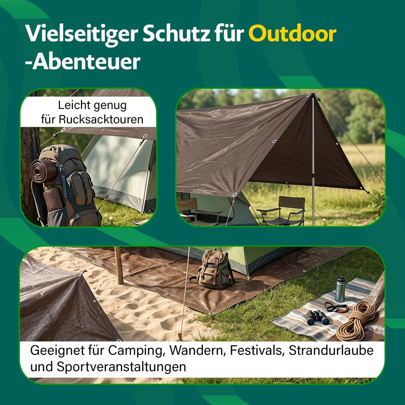 GARDENIX All-purpose tarpaulin, protective tarpaulin, blue, 60 g/m² (3 m