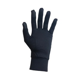 Jasmine Silk Merino Wool Gloves Thermal Liner Glove Inner Ski Bike Cycle Touchscreen Gloves (Large)