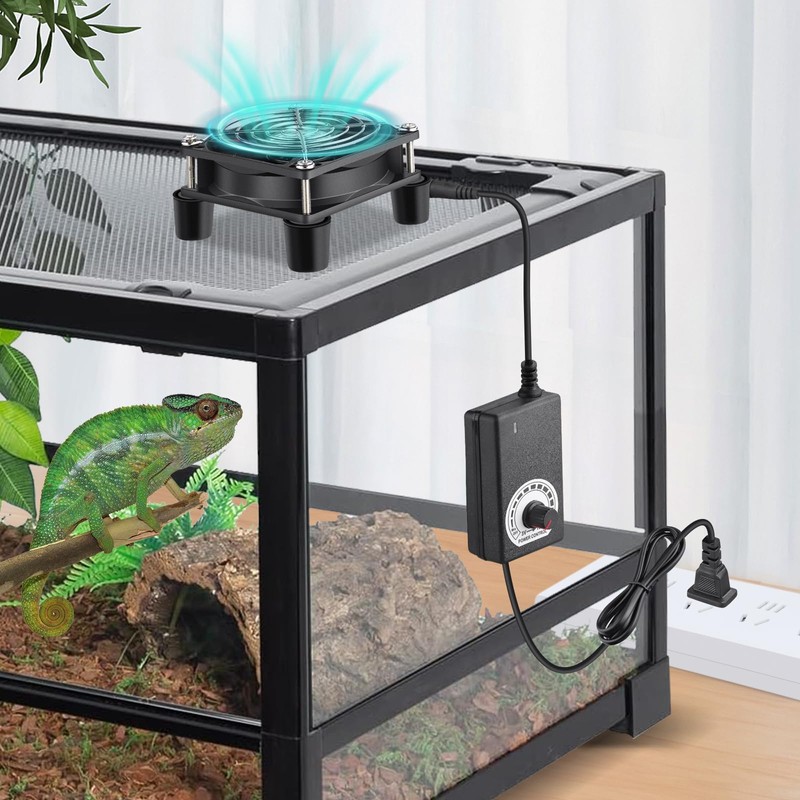 Wathai 80mm Small Computer Cooling Fan with AC Plug, 110V