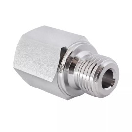 FITOK 316 SS Adapter 1/4" Female NPT × 1/4" Male ISO Parallel Thread (RS)