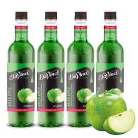 DaVinci Gourmet Green Apple Syrup, 25.4 Fluid Ounces (Pack of 4)