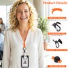 Mabor Adjustable Neck Lanyard, Polyester Badge ID Card Holder Strap