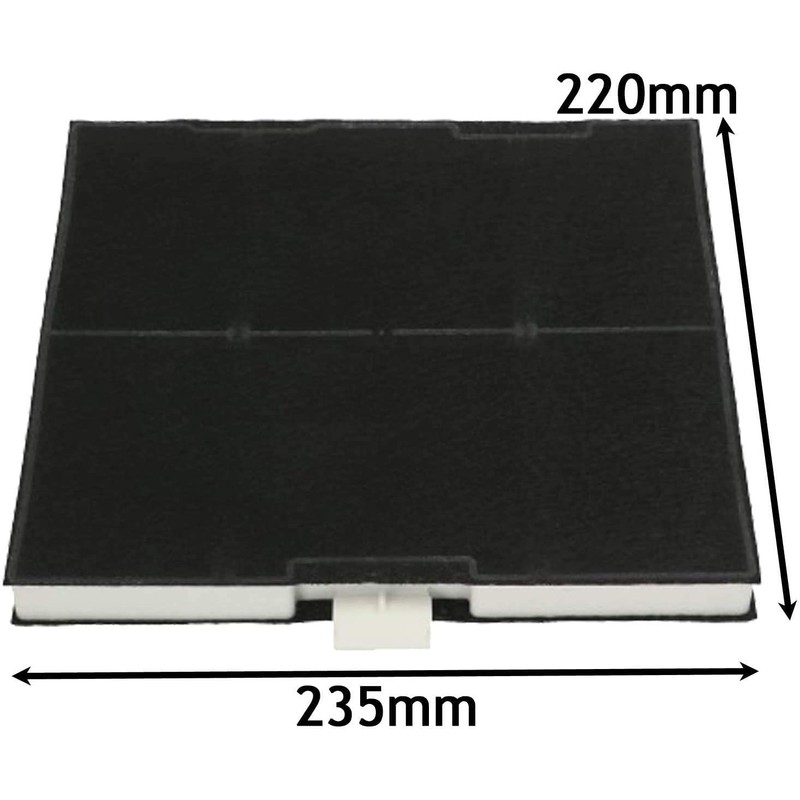 SPARES2GO Anti-Odour Carbon Filter compatible with Neff Cooker Hood (220