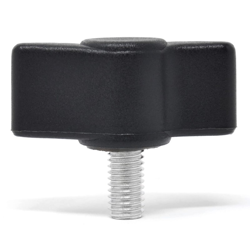 Design61 4 x Plastic Wing Screws with Threaded Bolts Steel