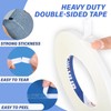 KIWIHUB Heavy Duty Fabric Tape - Double Sided Sticky Fabric