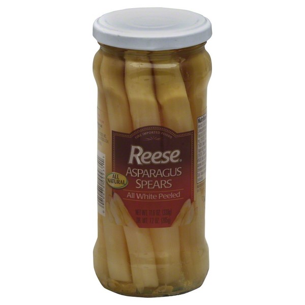 Reese Asparagus Spr All White, 11.60 Ounce (Pack of 6)