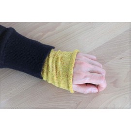 HASEGAWA Silk Arm Warmer, Made in Japan, Long Length 19.7 inches (50 cm), Fingertip Free, No.48 Surluge
