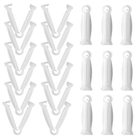 Ai-OUMLEEF Umbilical Cord Clips,100pcs Portable Umbilical Clamps Convenient Umbilical Clips Small Sheep Clips Livestock Accessory for Animals Puppy Kittens Cow Livestock Sheep(White)