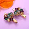 Mardi Gras Hair Clips Accessory Festive Rhinestone Glitter Rhinestone Mask