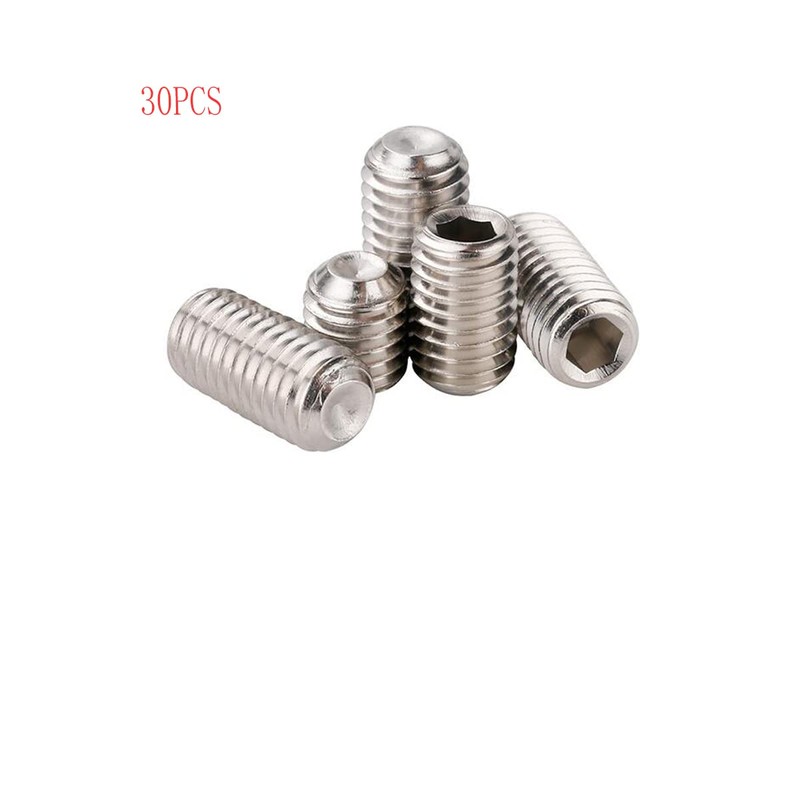 M5 x 12mm Stainless Steel Socket Set Screws Hexagon Socket