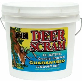 EPIC Deer Scram - Organic Granular Repellent for Deer & Rabbits - 6lb Bucket