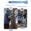 SKGPOLE Pole Saws for Tree Trimming, 5-20 Foot Manual Pruning
