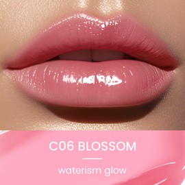 CATKIN Lip Balm, 2-in-1 Lipstick in Balm, Lip Care with Colour, Juicy and Shiny Lip Care Lipstick, Shiny Finish for Dry, Cracked and Brittle Lips