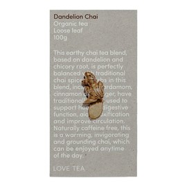 Love Tea Dandelion Chai Loose Leaf Tea, 100g