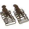 diyhub 20Pcs 1.5 Inch Metal gourd buckle Suspender Clips Overall